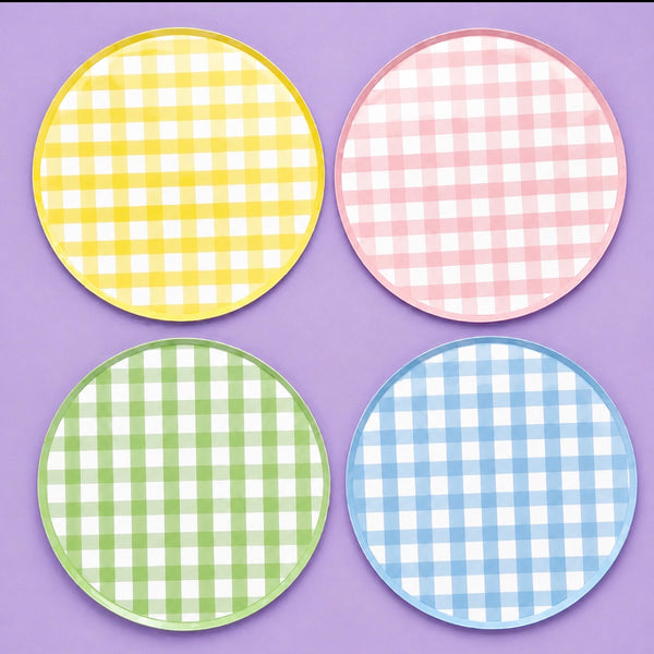 PAPPTELLER - GINGHAM