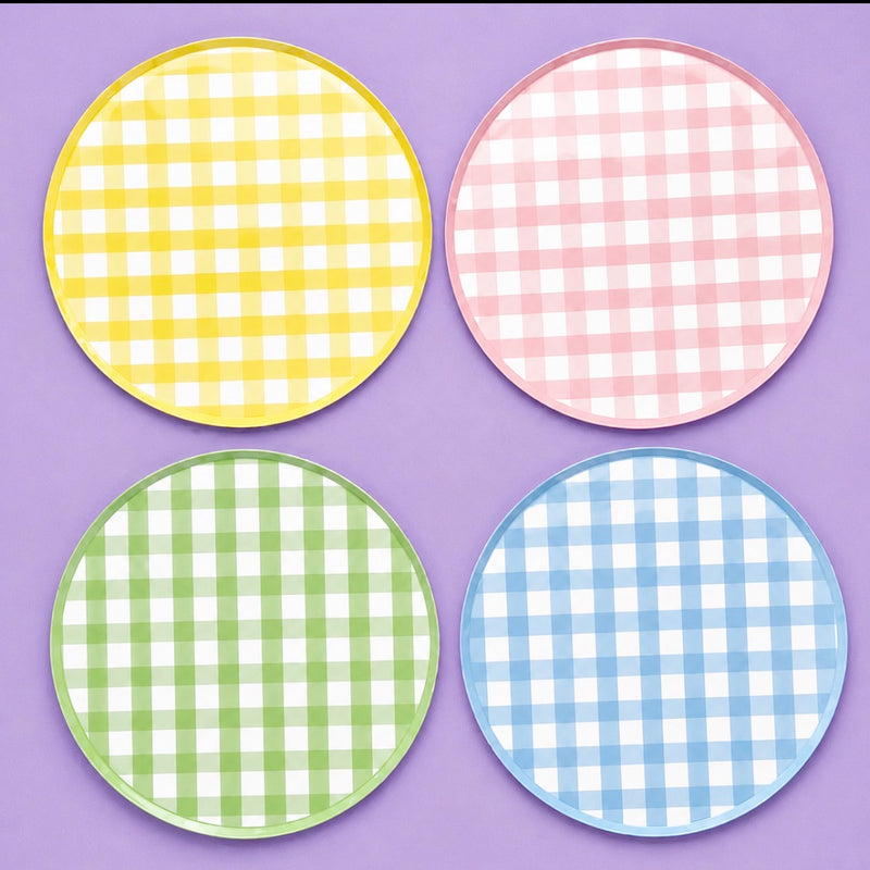 PAPPTELLER - GINGHAM
