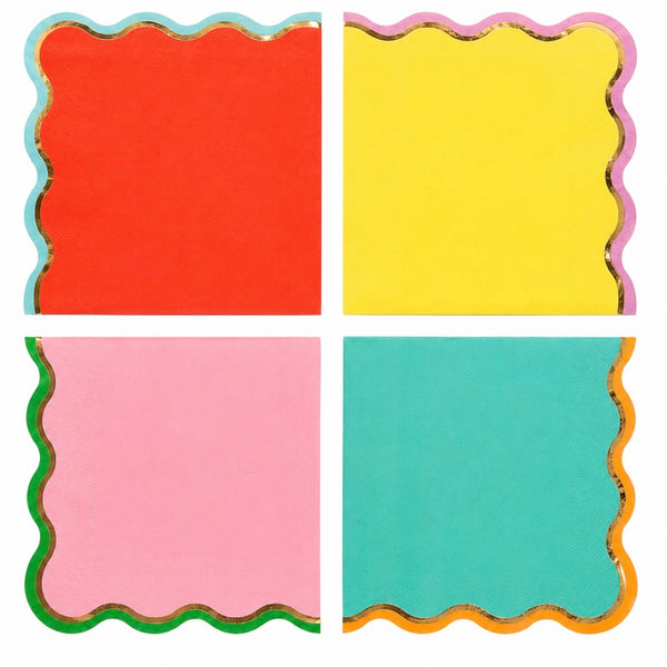 BUNTE PAPIERSERVIETTEN