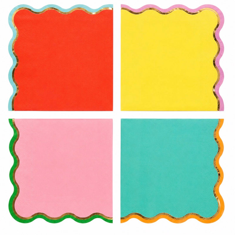 BUNTE PAPIERSERVIETTEN