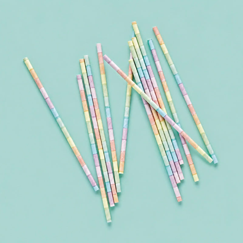 PAPIERSTROHHALME - RAINBOW