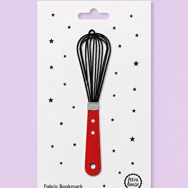 BESTICKTES LESEZEICHEN - SCHNEEBESEN