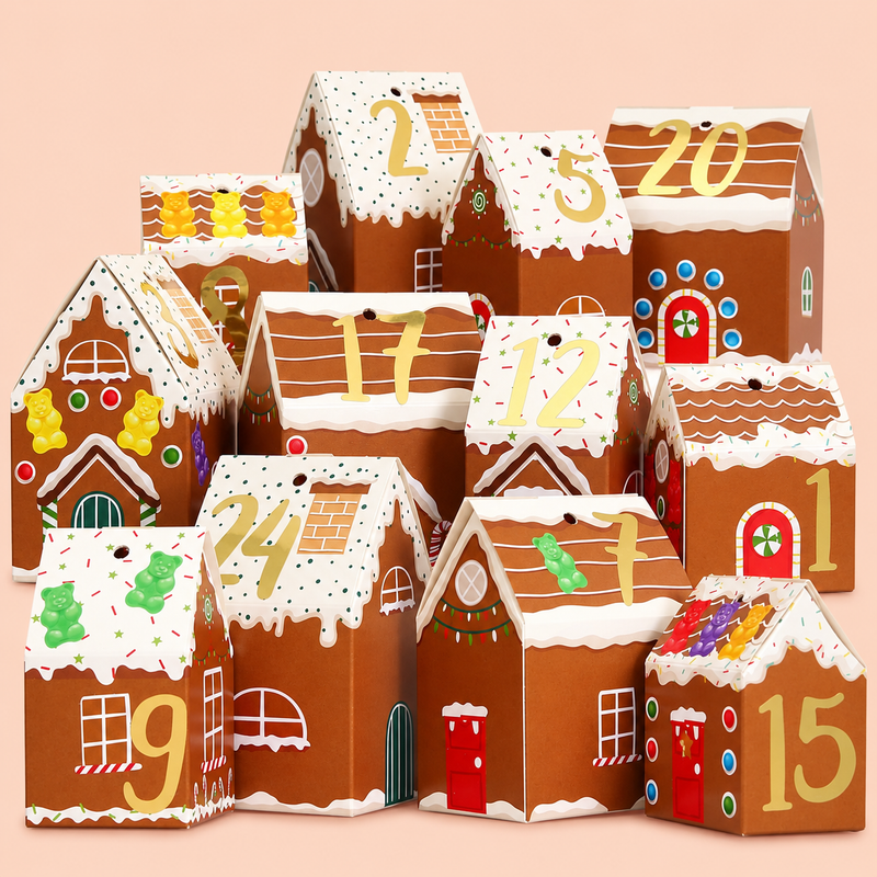 ADVENTSKALENDER - LEBKUCHEN HÄUSER