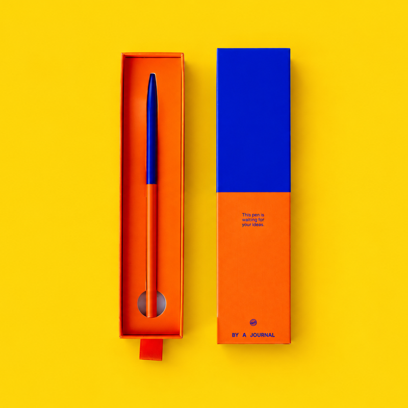 STIFT A JOURNAL-  ROT / BLAU