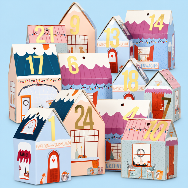 ADVENTSKALENDER - WEIHNACHTSDORF BUNT