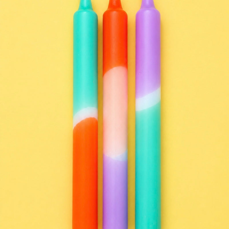 STABKERZEN DIP DYE NEON