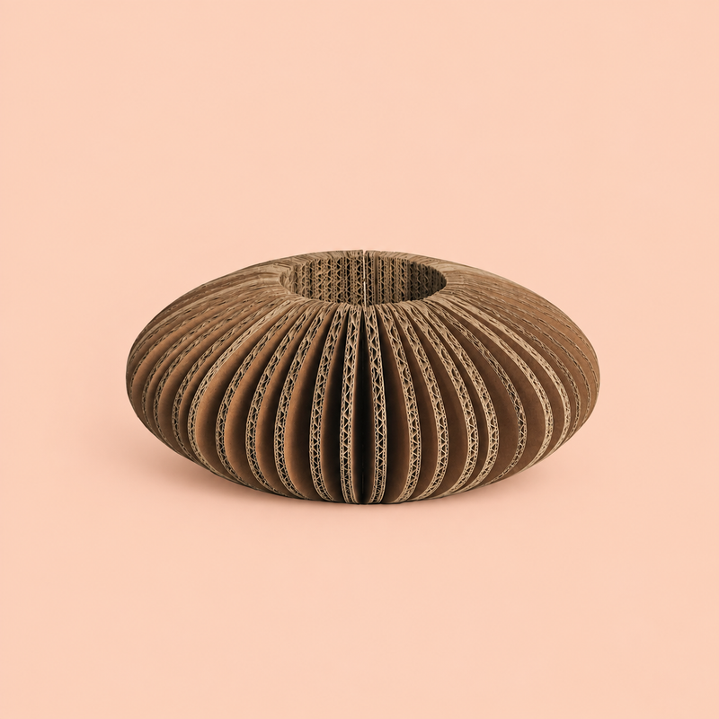 VASE AUS KARTON "OVAL"