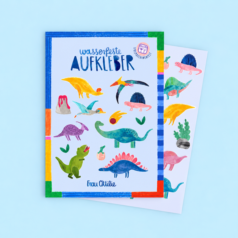 STICKER " DINOS" - SPÜLMASCHINENFEST