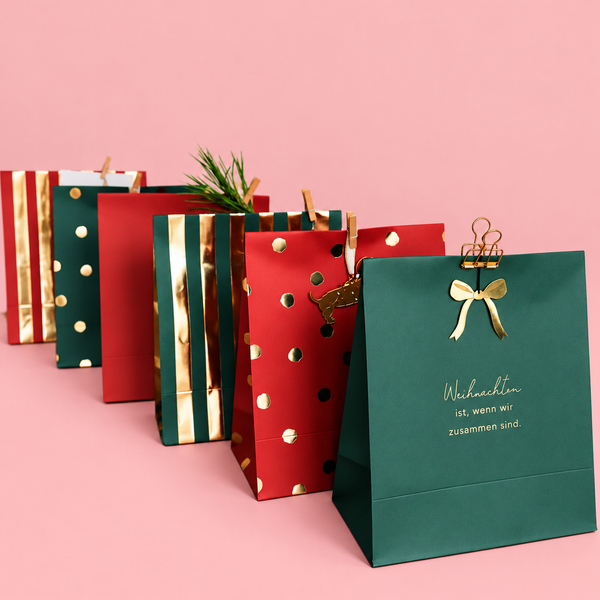 PAPIERTÜTEN WEIHNACHTEN IM 6ER SET