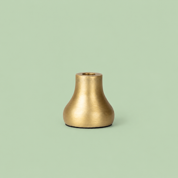 KERZENHALTER DÜNN - ALTGOLD