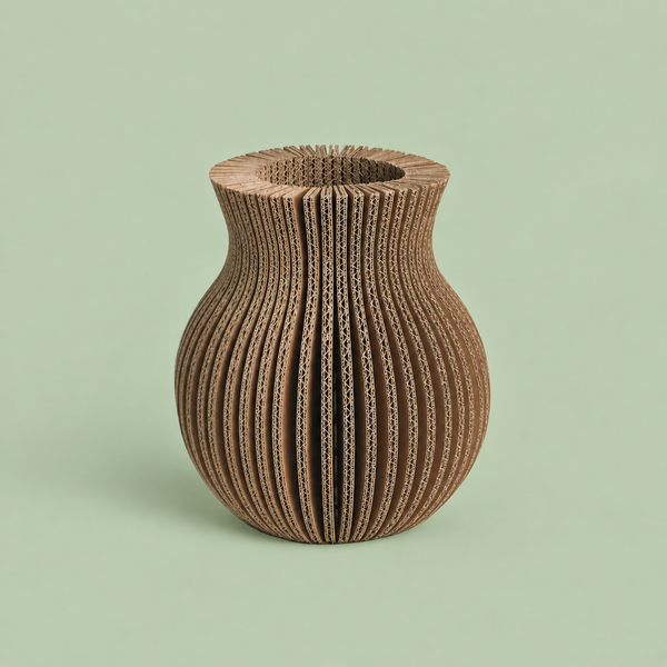 VASE AUS KARTON "KLASSISCH"
